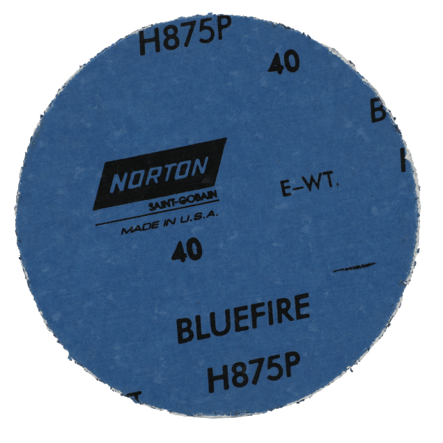 Norton BlueFire H875P Zirconia Alumina Paper PSA Disc