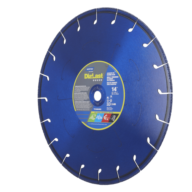 Norton  DiaLast - Diamond Type 01/41 - Chop Saw Cut-off Wheel - 14 x.155 x1