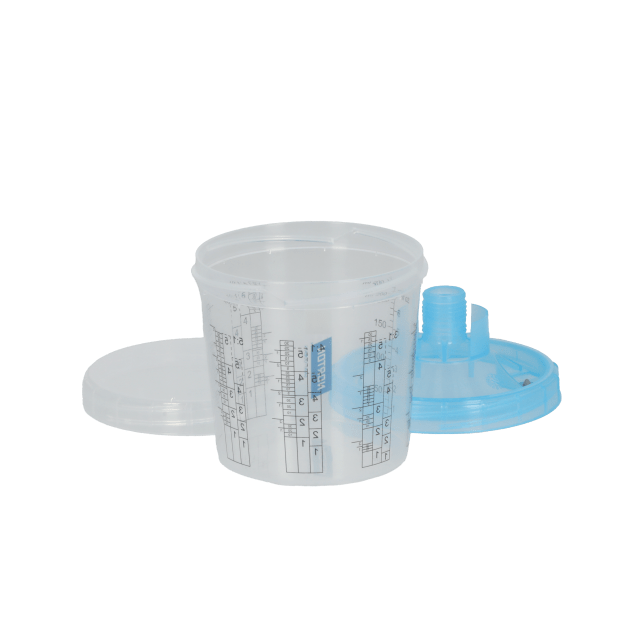 Norton Vented Paint Cup System - 300ml 125μ Kit