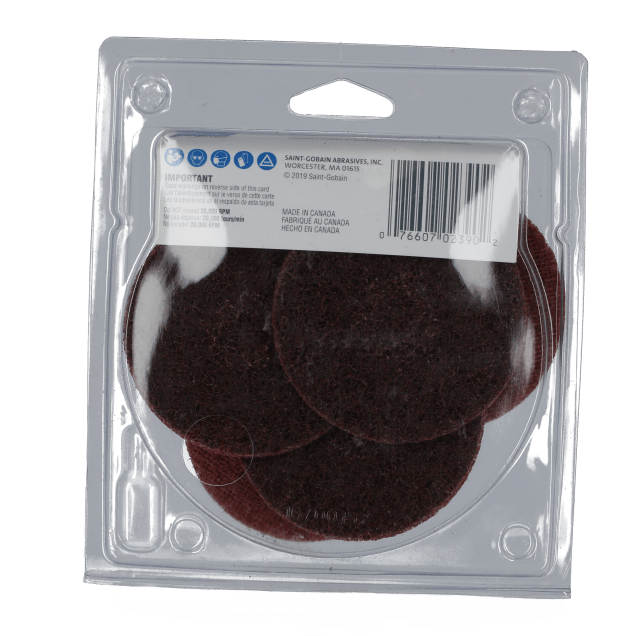 Norton Mini Surface Prep Non-Woven TR Discs - Handy Packs