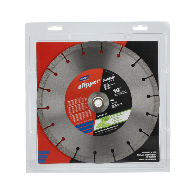 Norton Clipper Classic Tile Saw Diamond Blade - 10 X .080 - Segmented Rim