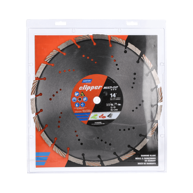 Norton  Clipper Multicut  Multi-Purpose Diamond Blade -  14 x 1-20  - packaged