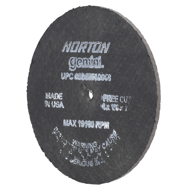 Norton Gemini Small Diameter Cut-off Wheel - Type 01/41 Free Cut