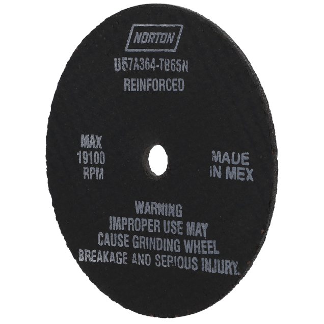 Norton U57A364-TB765N Small Diameter Cut-off Wheel - Type 01/41