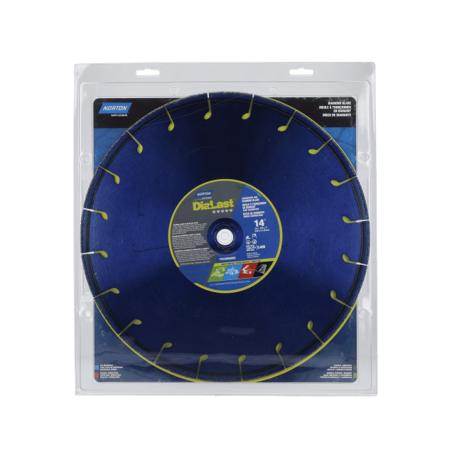 Norton  DiaLast - Diamond Type 01/41 - Chop Saw Cut-off Wheel - 14 x.155 x1  - Packaged