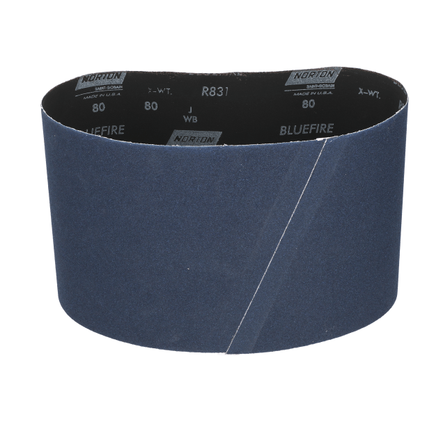 Norton BlueFire R831 Zirconia Alumina Cloth Floor Sanding Belts - 7-7/8" x 33"