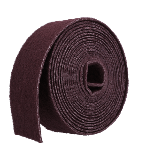 Norton Aluminum Oxide Maroon, Fast Cut General-Purpose Non-Woven Roll