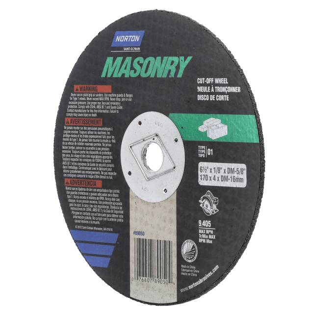 Norton Masonry Circular Saw Cut-Off Wheel