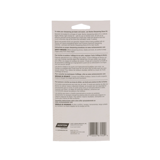 Norton Sharpening Stone Oil - 4-1/2 fluid ounces - Retail Packaged