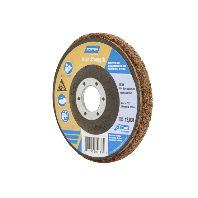 Norton High Strength Non-Woven Depressed Center Discs - Coarse