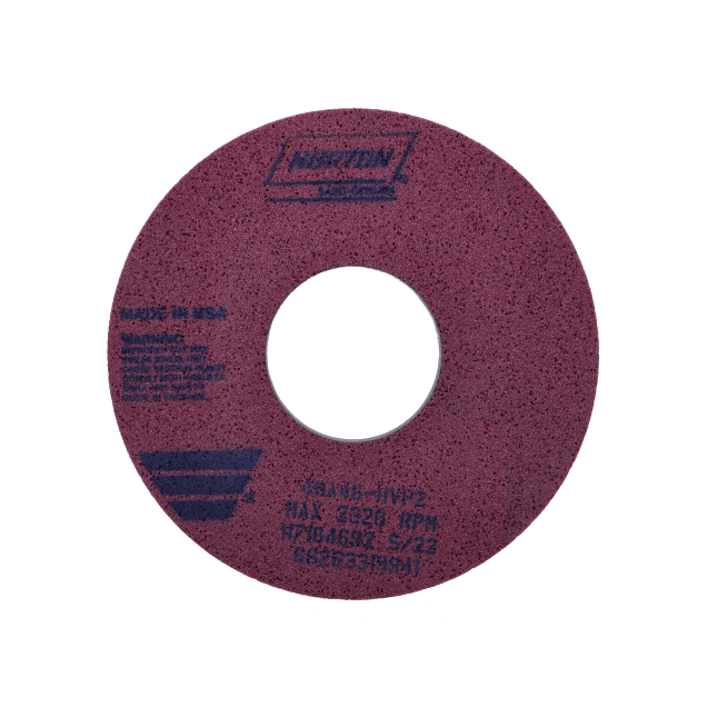 Norton 48A Aluminum Oxide NORPOR Toolroom Wheel - Type 05 Recessed One Side