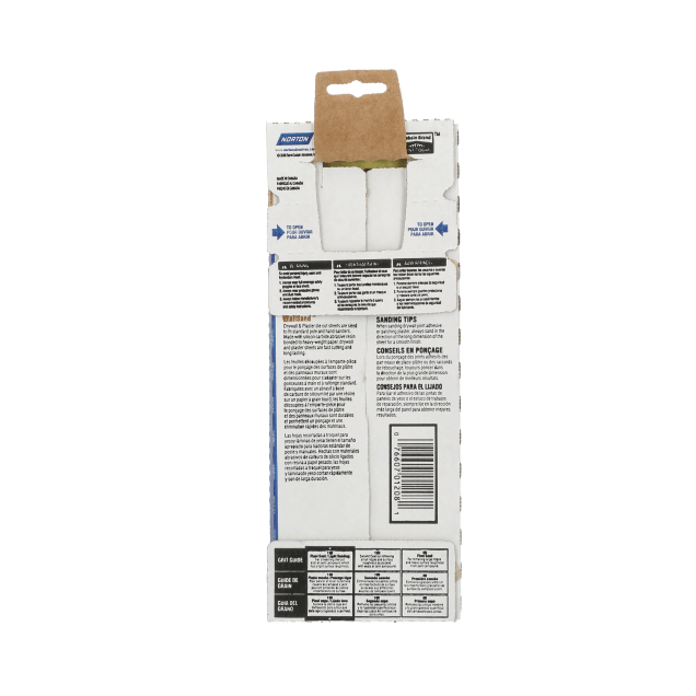Norton WallSand Drywall Sandpaper Sheet - 4 3/16 x 11 1/4 - P120