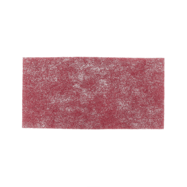 Norton Bear-Tex Thin-Flex Hand Scruff Pad - Maroon Primer Prep  - 4-1/2" x 9"