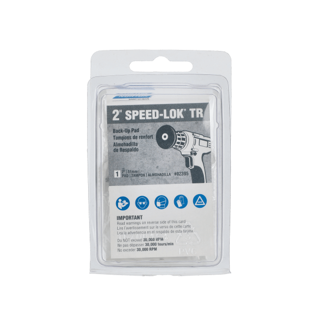 Norton Sanding/Finishing Disc TR Drill-Mount Back-Up Pad