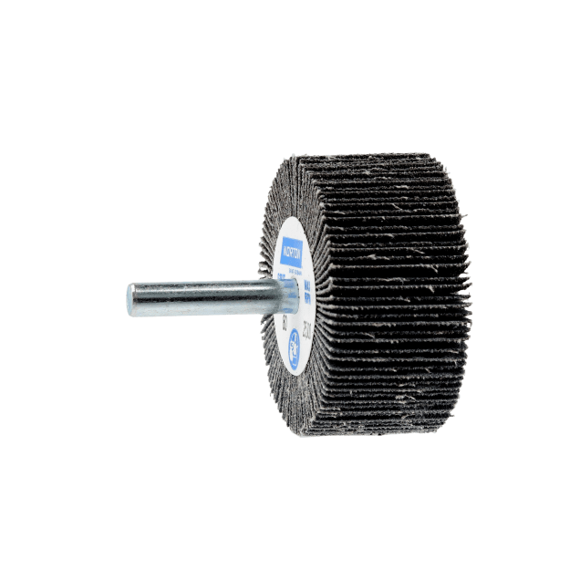 Norton Merit 2 x 1 x 1/4 In. 1/4 Shank Mini Flap Wheel Silicon Carbide