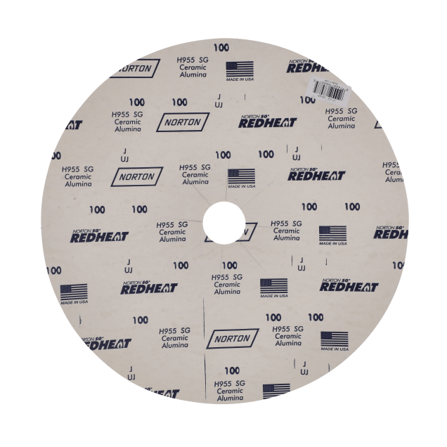 Norton Red Heat H955 Ceramic Alumina Paper Floor Sanding Disc