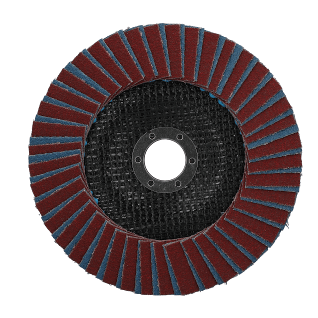 Norton Red Heat R961 Ceramic Alumina/Zirconia Alumina Flap Disc - Type 29 Conical Fiberglass Back