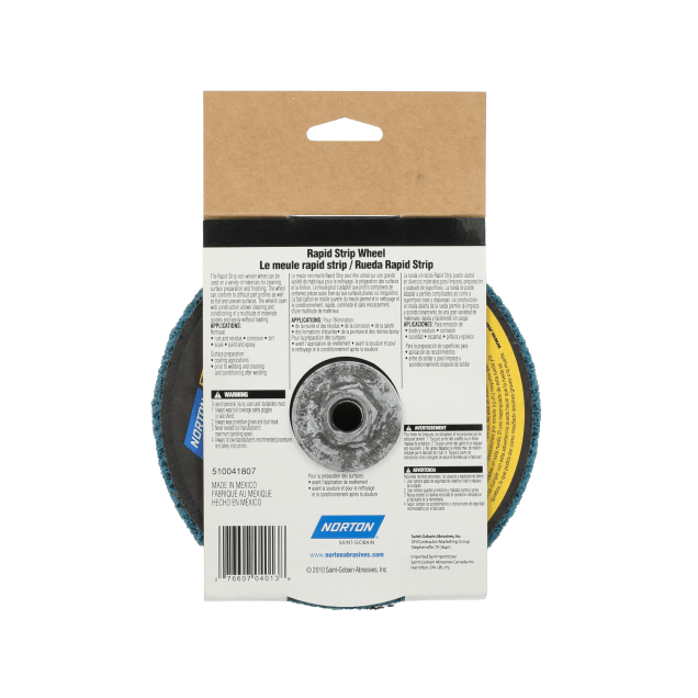Norton Rapid Strip Non-Woven Depressed Center Wheel - 7"