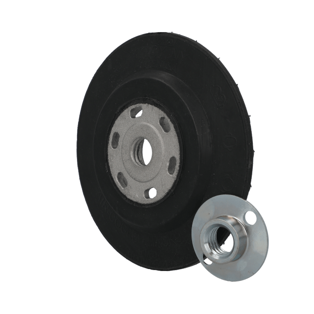 Norton Air-Cooled Rubber Back-Up Pad -5" -  Medium