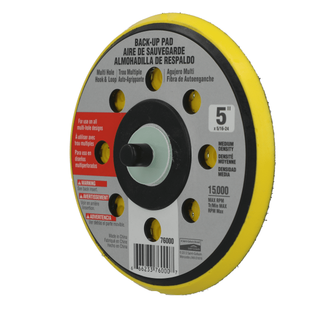 Norton Multi-Air Hook & Loop Back-up Pads with Vacuum Holes for Multi-Air and Multi-Air Cyclonic Paper Discs