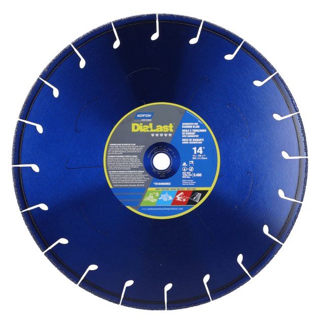 Norton  DiaLast - Diamond Type 01/41 - Chop Saw Cut-off Wheel - 14 x.155 x1