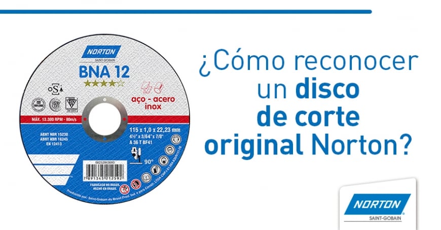 disco de corte norton
