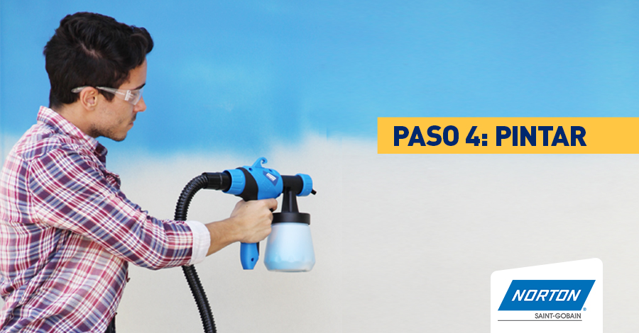 pintando pared