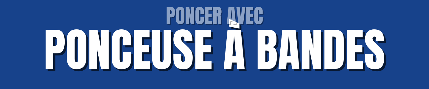 ponceuse à bandes