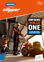 Norton Clipper Floor Grinding