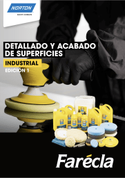 Portada Catálogo Detallado y Acabado de Superficies Farécla