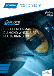 High Performance Diamond wheels for flute grinding