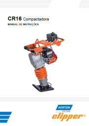 Manual de instruções Compactadora de Solo - CR16
