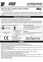 Manual Lixadeira Roto Orbital Flex Norton