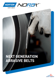 NORaX (N889) abrasive belts brochure