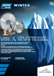 Norton Winter Vitron Vitrified cBN Wheels Brochure