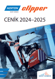 Ceník pro stroje a diamantové kotouče Norton Clipper 2024-2025