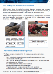 3 - Informativo Técnico de Segurança - disco de corte e desbaste - Uso inadequado e recomendações básicas de segurança