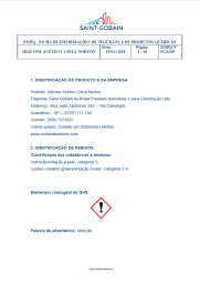 FISPQ - Silicone Acético Cinza Norton