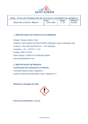 FISPQ - Silicone Acético Preto