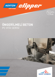 Norton Clipper PC VITA Ürün Serisi - Öngerilmeli Beton 