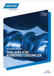 Ortopedik İmplant Taşlama için Aşındırıcı Çözümler