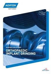 Norton Orthopedische Implantaat Slijpoplossingen Flyer Cover