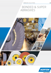 Bonded and Super Abrasives Catalogue