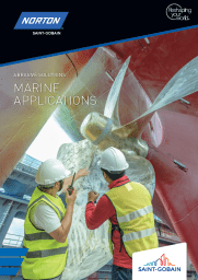 Marine Applications Catalogue cover page large ship
