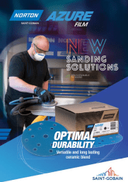 Azure Film Discs New Sanding Solutions brochure front cover
