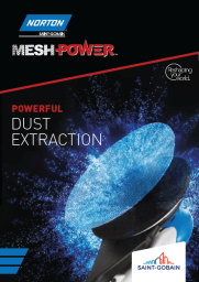 Mesh-Power Dust Extraction Disc brochure cover
