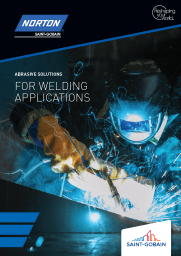 Abrasive Solutions for Welding Applications