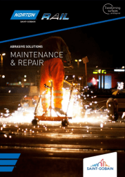 rail maintenance brochure cover
