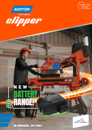 NORTON CLIPPER BATTER RANGE BROCHURE COVER