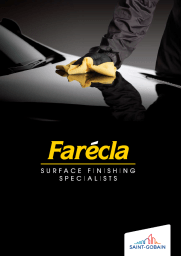 Farecla surface finishing specialists catalogue cover